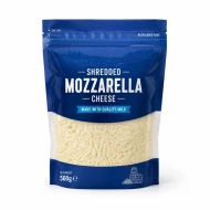 Bayu Fresh Mozzarella Shredded Cheese 500g