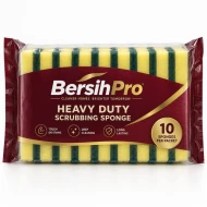 BersihPro Heavy Duty Scrubbing Sponge 10pcs