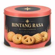 Bintang Rasa Butter Cookies Gift Tin 650g