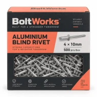 BoltWorks Aluminium Blind Rivet 4 x 10mm 500pcs