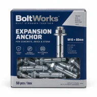 BoltWorks Expansion Anchor M10 x 80mm 50pcs