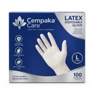 Cempaka Care Latex Disposable Glove (L)