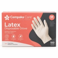 Cempaka Care Latex Disposable Glove (M)