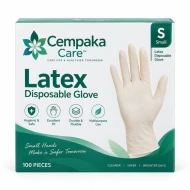 Cempaka Care Latex Disposable Glove (S)