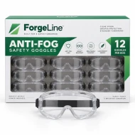 ForgeLine Anti-Fog Safety Goggles 12pcs