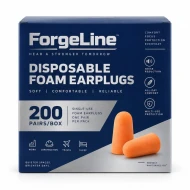 ForgeLine Disposable Foam Earplugs 200 Pairs