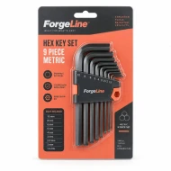 ForgeLine Hex Key Set 9 Piece Metric