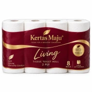 Kertas Maju Tissue Toilet Roll 2 Ply Living