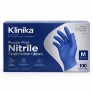 Klinika Powder-Free Nitrile Examination Gloves 100pcs