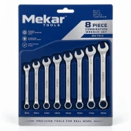Mekar Tools Combination Wrench Set 8 Piece