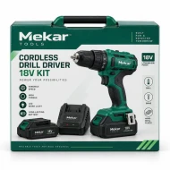 Mekar Tools Cordless Drill Driver 18V Kit