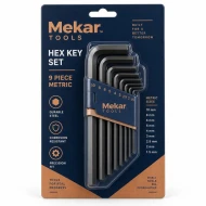 Mekar Tools Hex Key Set 9 Piece Metric