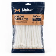 Mekar Tools Nylon Cable Tie 200mm 100pcs