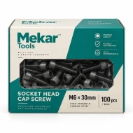 Mekar Tools Socket Head Cap Screw M6 x 30mm 100pcs