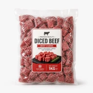 Rimbun Frozen Beef Cubes 1kg