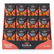 Suria Snacks Gummy Bears 12 x 80g