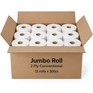 Tissue Jumbo Roll 2 Ply Conventional
