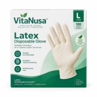 VitaNusa Latex Disposable Glove (L)